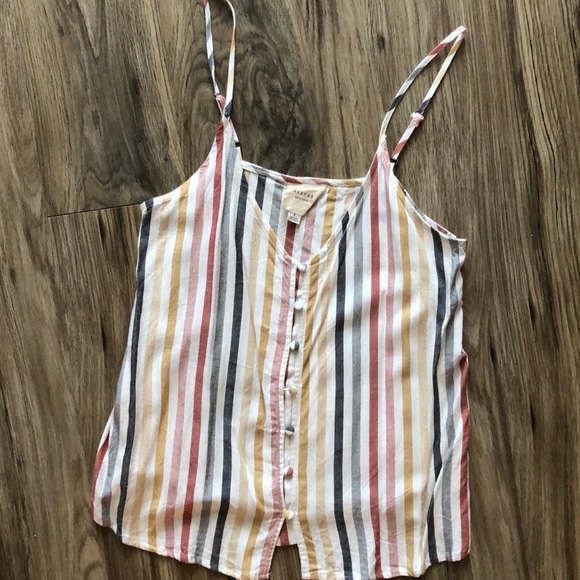 Harper Tops - Harper pastel striped tank top